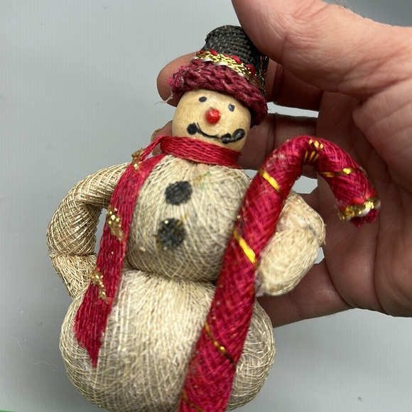 Vintage snowman family ornaments - Picture 4 of 13